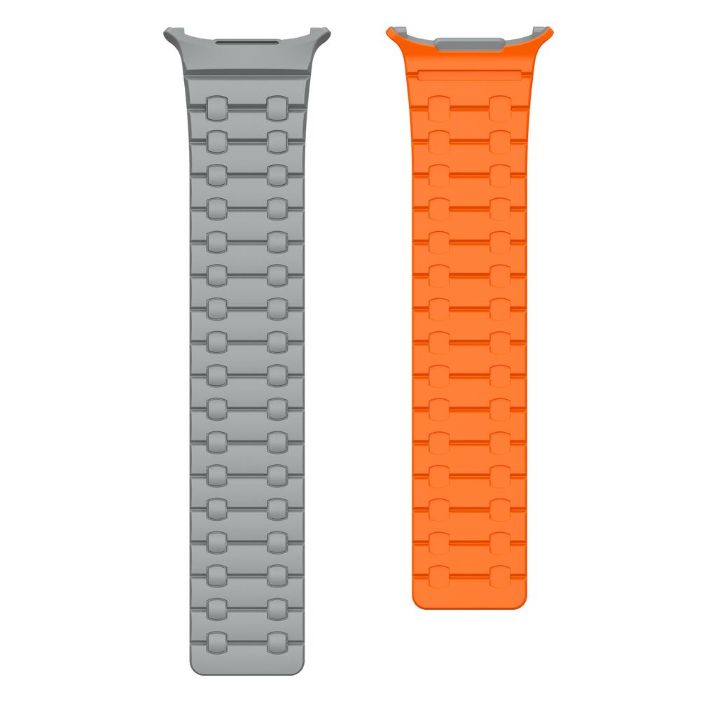 Magnetic Silicone Strap for Samsung Galaxy Watch Ultra 47mm Band for Samsung Ultra 7 47 Galaxy 47MM Men Sports Loop Bracelet