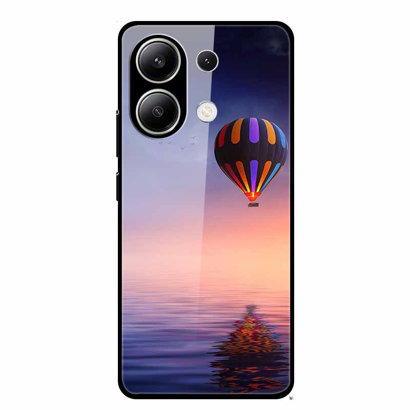 For Xiaomi Redmi Note 13 Pro 4G 6.67"Tempered Glass Cases Silicone Bumper Hard Back Covers for Redmi Note13 4G 6.67" Phone Cases