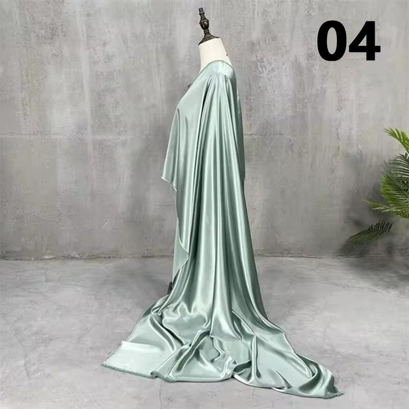 50x150cm Glatter Perlglanz-Satinstoff High-End Acetat Drapier-Satin für DIY Nähen Cheongsam Kleid Bekleidung