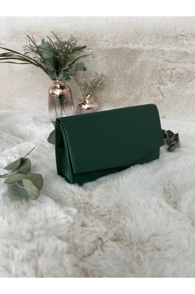 Women's Stylish and Useful Evening Dress Bag Red Satin Women's Evening Dress Bag