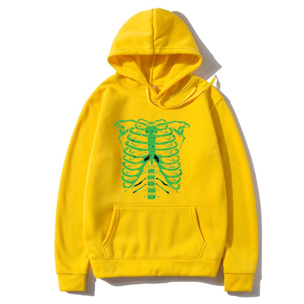 

Толстовки унисекс в стиле хип-хоп, уличная одежда, объемная черная толстовка со скелетом в готическом стиле, повседневные толстовки, зимние теплые толстовки в стиле панк, готическая одежда XL