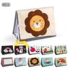 Source 21 0-3 Year Old Baby Cloth Book Animal Tail Cloth Book Early Education Fun Mirror Desk Calendar Cloth Book Toy