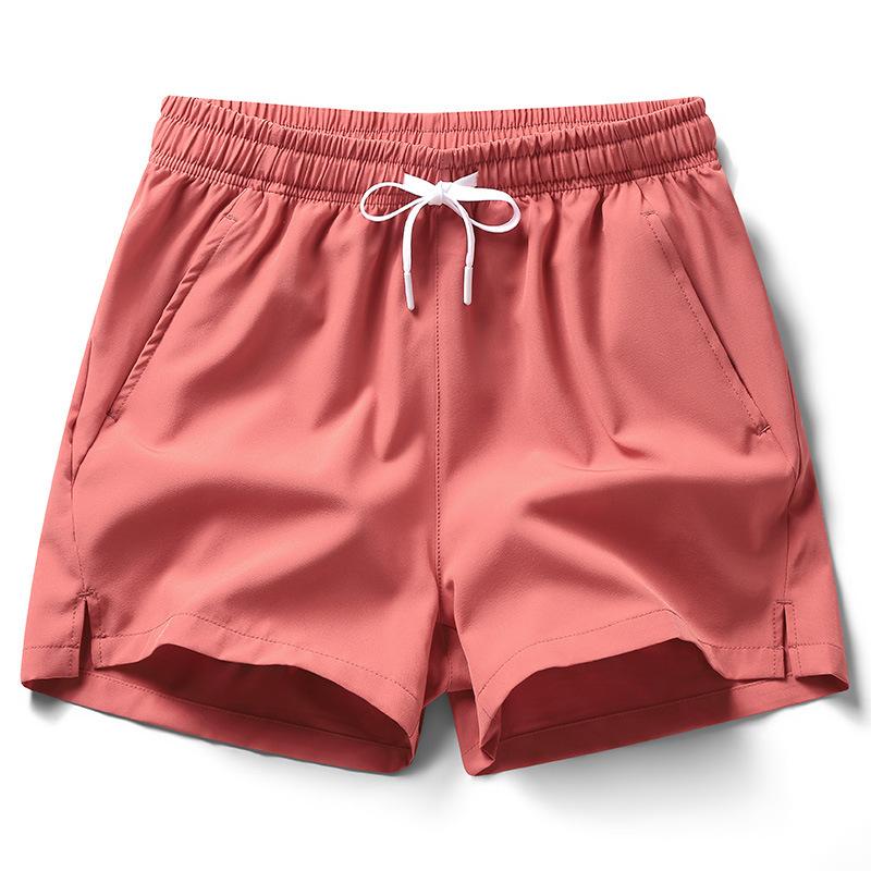 Pantaloni da tuta leggeri da uomo per il fitness, estivi casual con tasche, pantaloncini basic a tinta unita, pantaloncini corti da jogging e da spiaggia da uomo