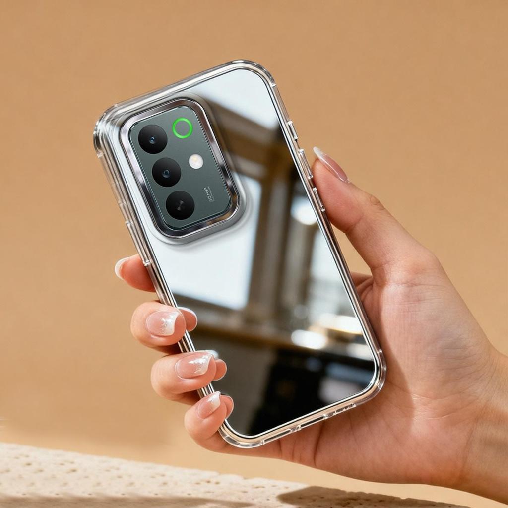 Mirror Makeup TPU Case for TECNO SPARK Slim Go 1 2 3 2022-2025 40 Pro 40C 30 20 Pro 10 9 8 7 Shockproof Cover