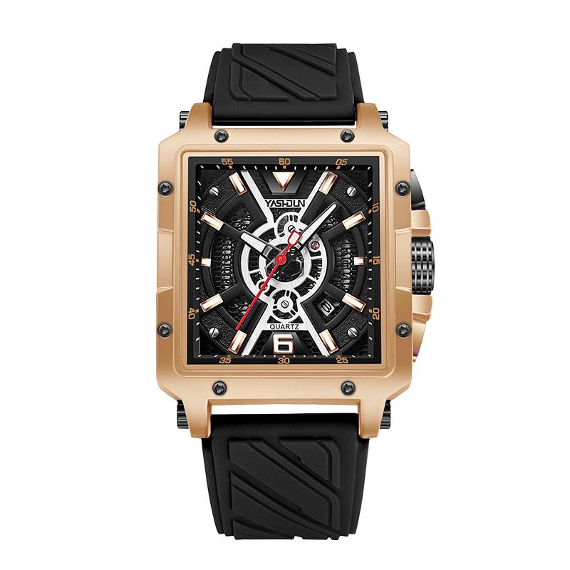 Men s Fashion Sport Waterproof Luminous Quartz Watch - Large Dial, European  American Style