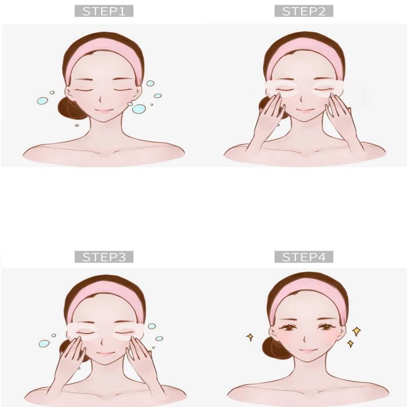 Sommerfuglformet kollagen øyemaske Krystall øyemaske for å fjerne øyeposer mørke sirkler og rynker