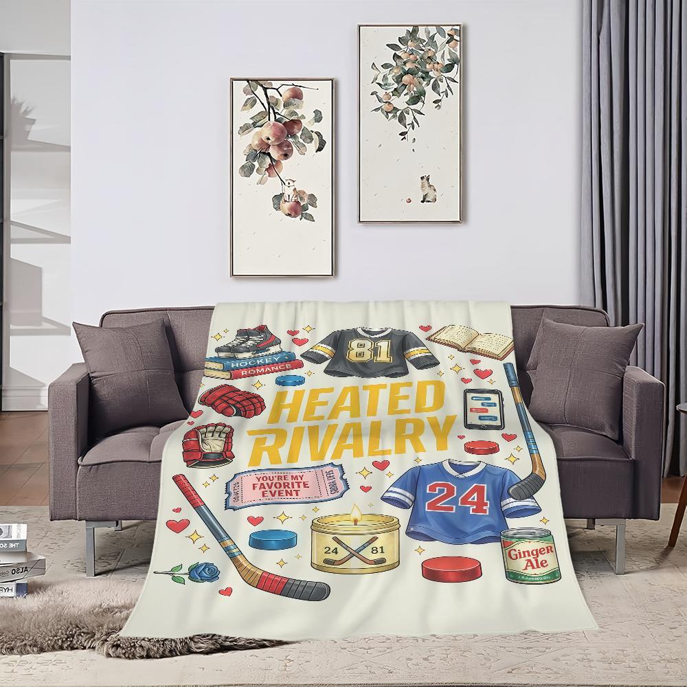 Heated Rivalry TV 81 24 Blanket For Soft Throw Blanket for Picnic Bed Sofa Home Bedroom Cozy Warm Comfortable