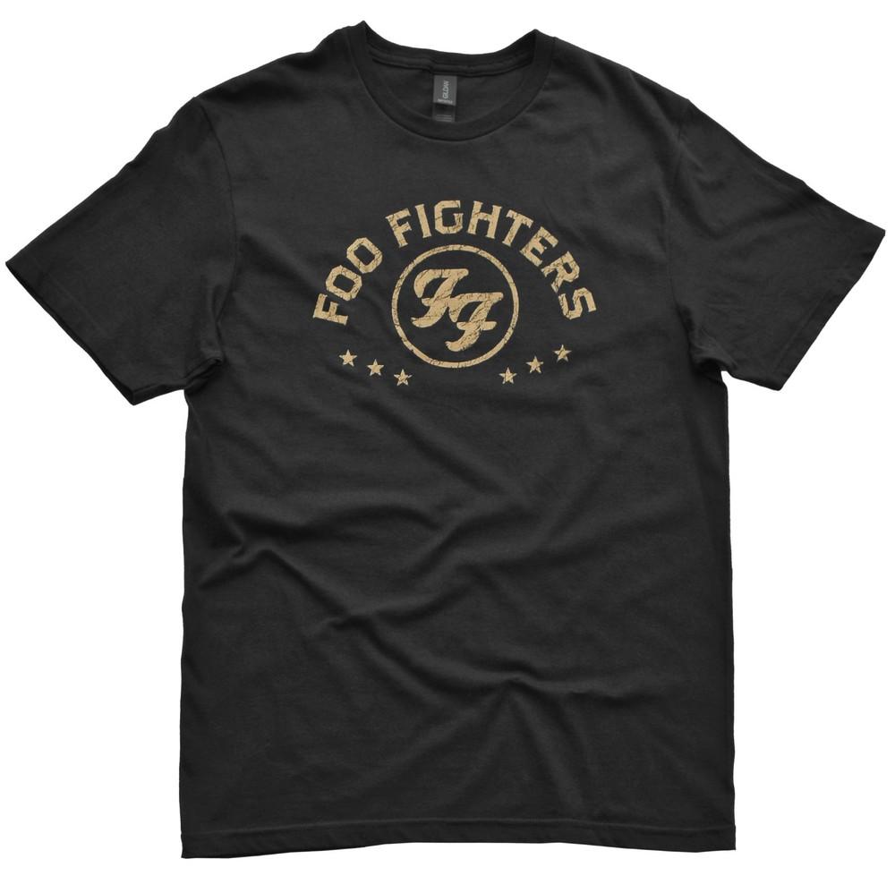 Official Foo Fighters T Shirt Arched Stars Dave Grohl Rock Logo New S to 2XL S