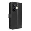 For Vivo X200 FE 5G/S30 Pro Mini 5G Leather Wallet Case with Strap Diamond Texture Phone Cover