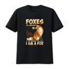 Fox T Shirt Foxes Are Awesome Cute Kids Girls Boys Vintage Washed Streetwear Stylish Soft Breathable Casual Unisex Comfortable