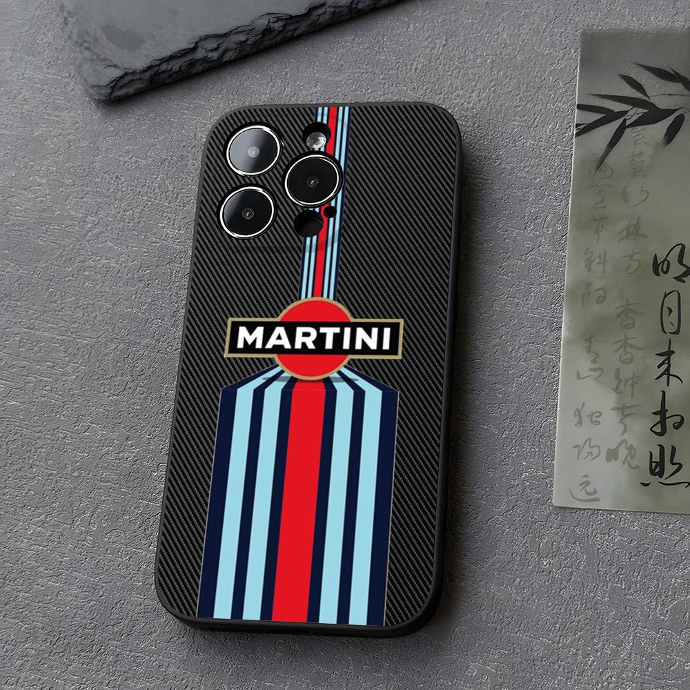 

Martini Racing Horizontal Stripe Phone Case For Iphone 16 17 11 15 14 13ProMax 12 Pro Xs Max Mini Xr 8 6s Plus Funda Covers iPhone 13 Pro