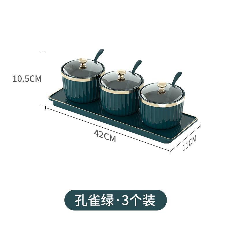 Úložná krabička na koření Láhve na koření Nádoba na pepř Nádoba na cukr Mísa Slánka Sklenice Sezamová láhev s víčkem Kuchyňské doplňky