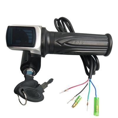 Controlador de velocidad del acelerador del manillar 36v48v60v pantalla Lcd accesorios del acelerador de la bicicleta eléctrica