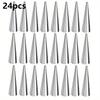 Stainless Steel Croissant Molds Non-Stick Cone Tube Baking Molds for Croissants Cream Danish Pastries Kitchen Baking Tools JXB