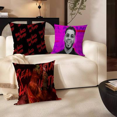 Klasický rapper Anuel AA Hudba Personalizovaný obrázek text Domácí dekorativní polštáře Domácí dárky 45x45cm
