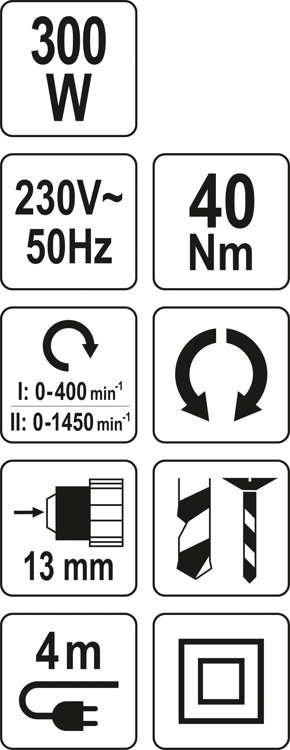 YATO 13mm 40nm YT-82060 Cordless Drill/screwdriver
