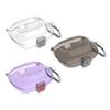 TPU Transparent Cover for JBL Sense Lite Case TPU Clear Cover Secure Latch Metal Carabiner Protective Cover Earbuds Accessories