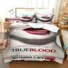 Vampire Beding Set Single Twin Ful Quen King-Sized Dimensionsd Dimensions Bed Linen Set Aldult Kid Bedrom Duvetcover Sets 3D Print Anime Werewolf