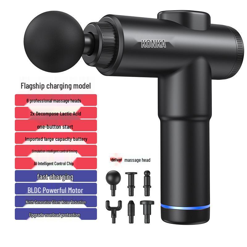 Mini Fascia Gun Smart Muscle Massager with Variable Speed Vibration for Relaxation and Sports Recovery.