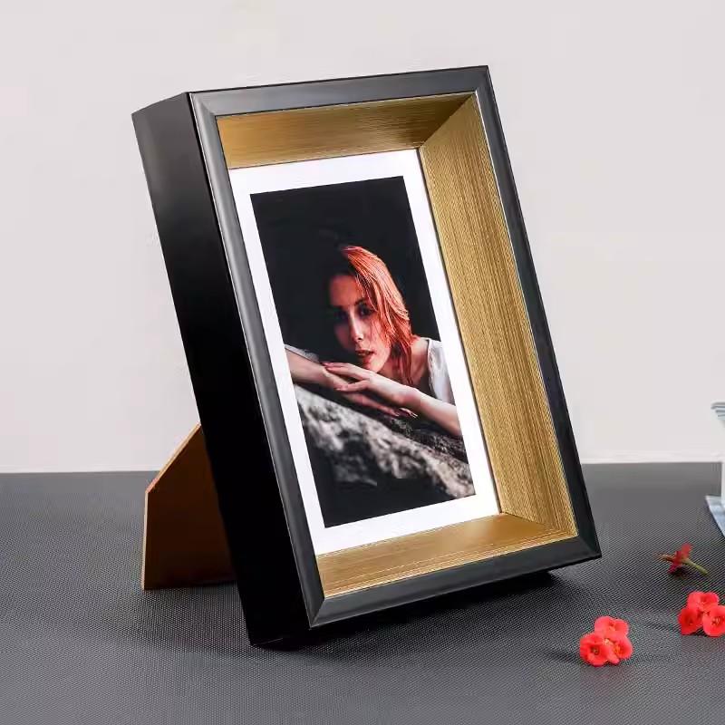 1 шт. Подставка для фоторамки в американском стиле, настенная, широкая рамка из смолы, фоторамка нескольких размеров, скандинавская художественная фоторамка, ретро 6inches.phot10x15cm