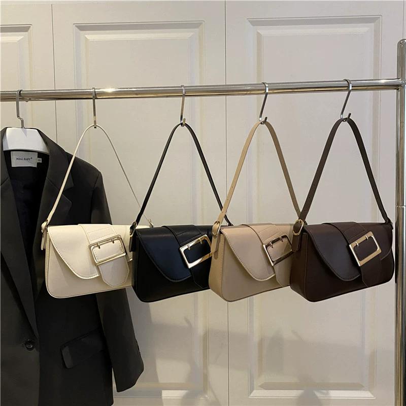 Fashion Crescent Underarm Bag for Women, Trendy Simple Shoulder Crossbody Bag for Daily Commute