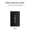 Key Case for 2024 Lynk & Co Models 09, 07, 08: Unisex NFC Card Holder with Car Logo and Gunmetal Buckle