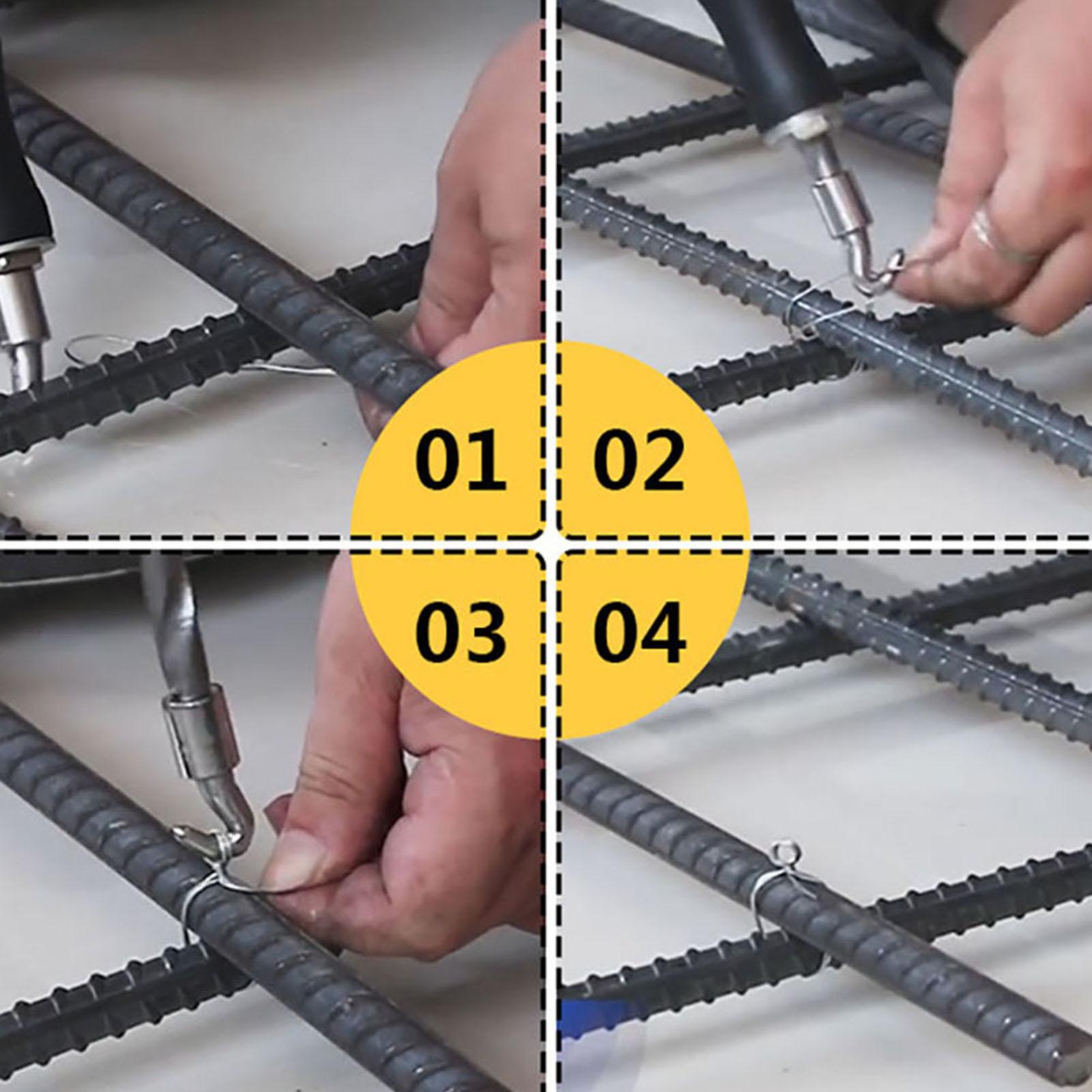 

Полуавтоматический крюк для обвязки арматуры Rebar Tier Straight Rebar Tuiler для строительной площадки