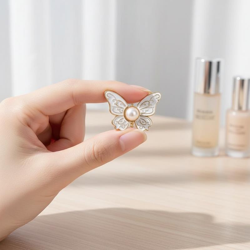 Adjustable Waist Clip Brooch Butterfly Slimming Pin for Women Collar Accessory Elegant Fashion for Dresses and Shirts
