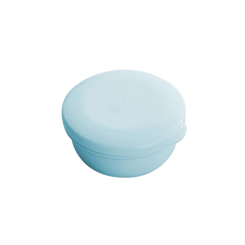 Soap Box Bathroom Accessories Portable Sealed Soap Case Round Shape Soap Holder Travel Supplies Soap Dish for Bathroom Hand Soap