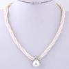 N0527 - Elegant Short Pearl Necklace: Chic and Stylish Design.