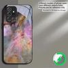 Space Nebula Wallpaper Suitable For Samsung Galaxy S25 Ultra S20 FE S21 S22+ S23 Plus S24 S26 Edge magnetism Glass Phone Casee