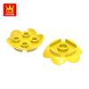 Non-Toxic 129Pcs/Lot 15469W Plant Leaves 2 X 2 With 6 Petals Building Block Moc Accessories Compatible With Brick Diy Children Toys