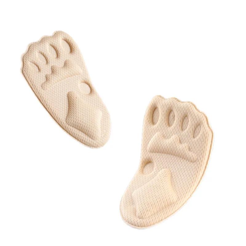 Mode 1 Paire Coussinet Avant-Pied Talon Haut pour Masser Coussinet d'Orteil Chaussures Inserts Demi-Semelles Fasciite Plantaire Soulagement de la Douleur Soin des Pieds Confortable