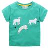 Little maven   2026 Summer Cartoon Unicorns Prints Children t-shirts New Baby Boys Girls Shirts Tops Clothes Kids Clothes
