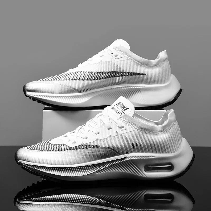 

Men Mesh Sneakers Breathable Sports Light Running Shoes Zapatillas De Deporte Basketball Walking Shoes for Women Large Size36-46 45 белый