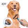 Cat Hair Remover Double-Sided Pet Detangling Rake, Dog Undercoat Rake with Rounded Blades, Grooming Supplies Shedding Brush Comb for Long Dogs,