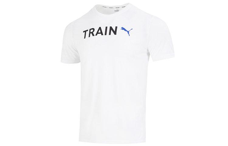PUMA Drop Shoulder Sleeve T-Shirt Men s White 523722-02 L