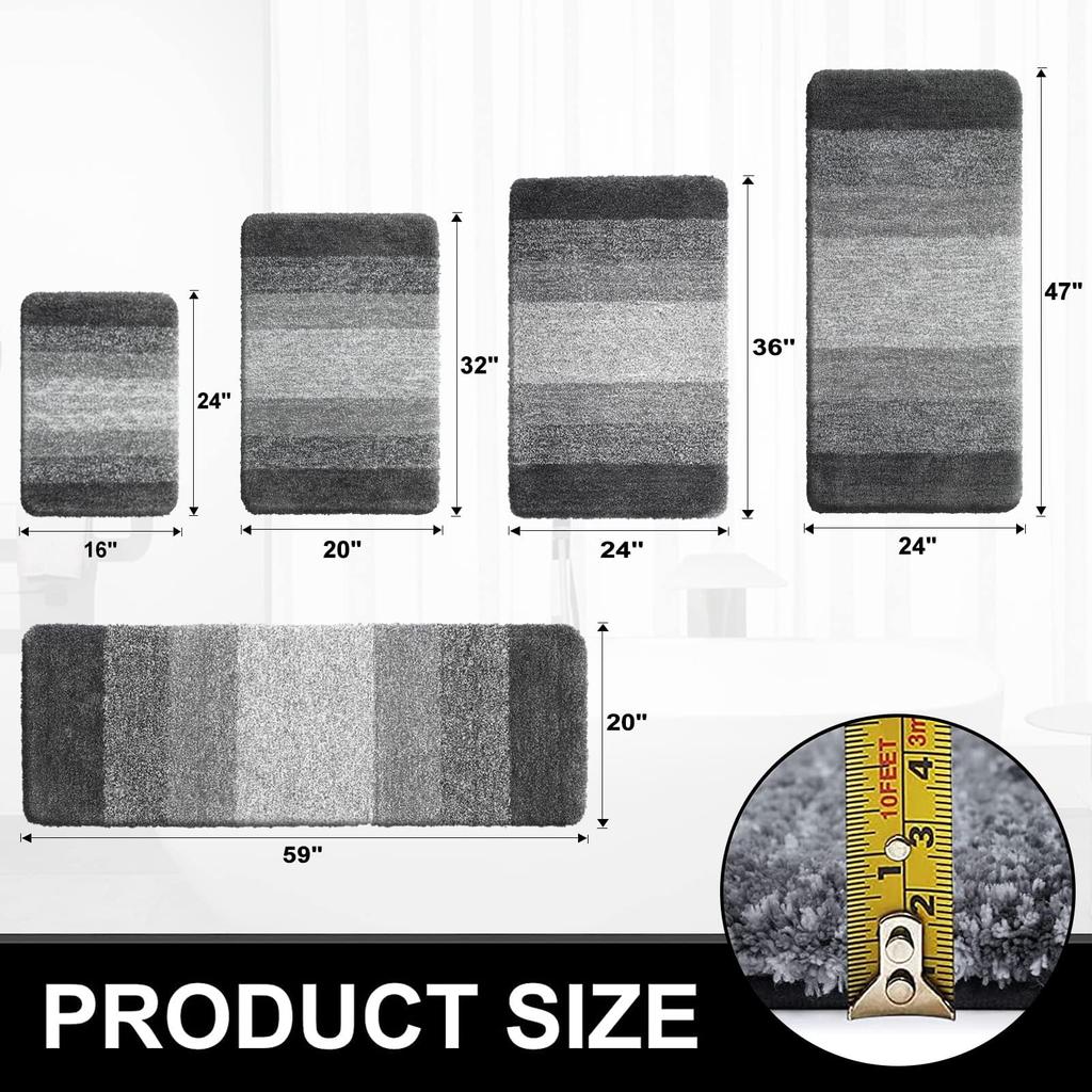 40x60CM Dywanik łazienkowy Miękka mata do stóp Chłonne dywaniki łazienkowe z mikrofibry Antypoślizgowy pluszowy dywanik do mycia i suszenia na drzwiach i podłodze prysznica