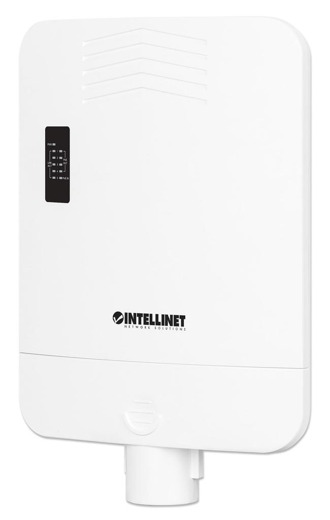 Intellinet Outdoor PoE Powered Gigabit Switch Extender 5-Port / 4-Port PoE+