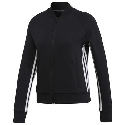 Adidas Must Haves 3 Stripes Track Jacket, Sweat-shirt noir pour femme