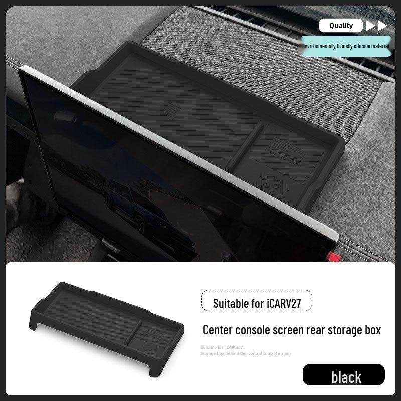 Chery iCAR V27 Screen Silicone Mat Rear Storage Box Accessory
