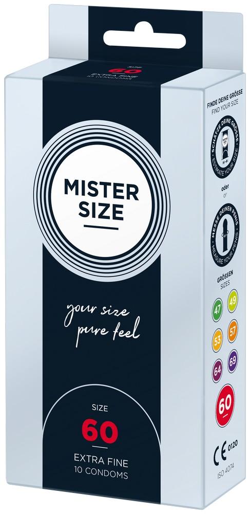 Mister Size Elite Condoms 60mm - 10-Piece Premium Collection