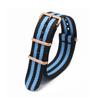 Rose Gold Buckle Nylon Watch Strap - Canvas Replacement for DW Watches