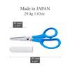 Hasegawa Knives Scissors for Children MIM2 Blue CH-150-BU Total Length: 15 Blade Length: 4.5(cm)