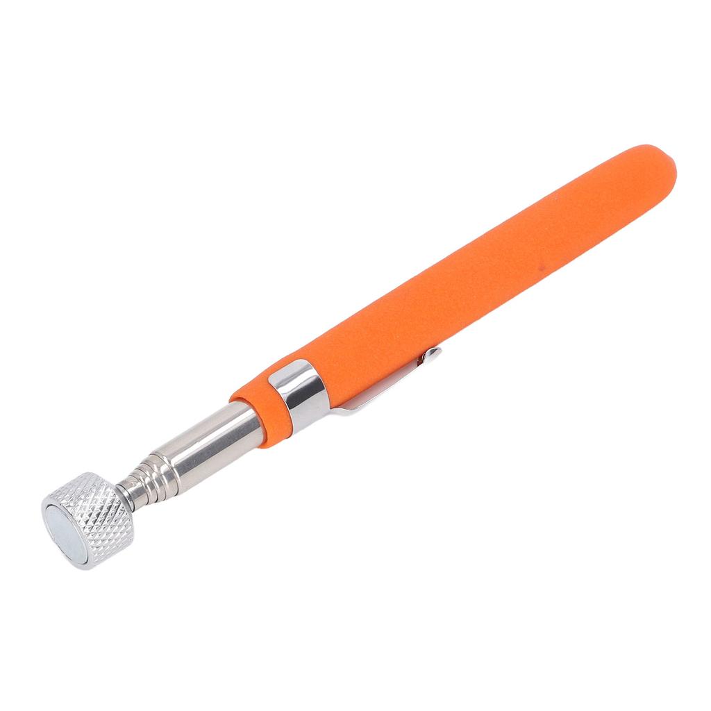 Telescoping Magnet Pickup Tool Portable Pen Clip Strong Suction Rubber Handle Retractable Magnetic Pick Up Stick 10lb