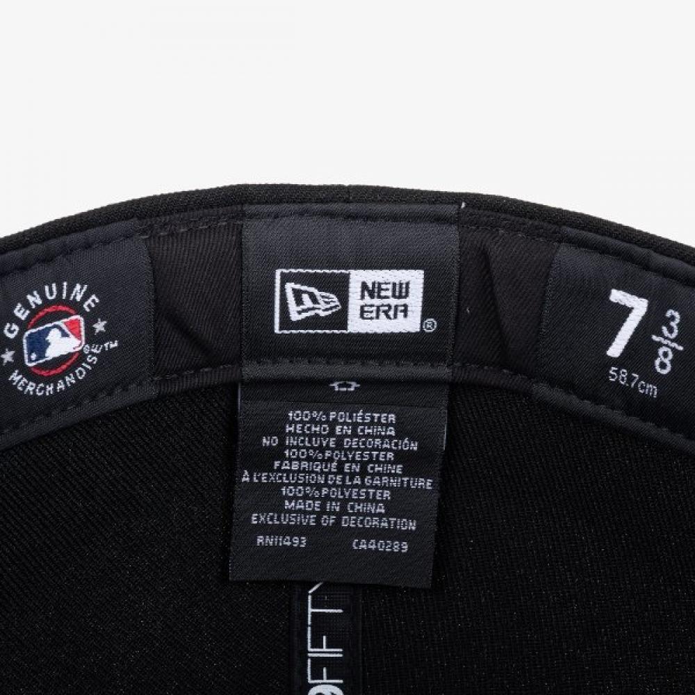 New Era Chicago White Sox Basic Outline Fitted Cap Black 11941974