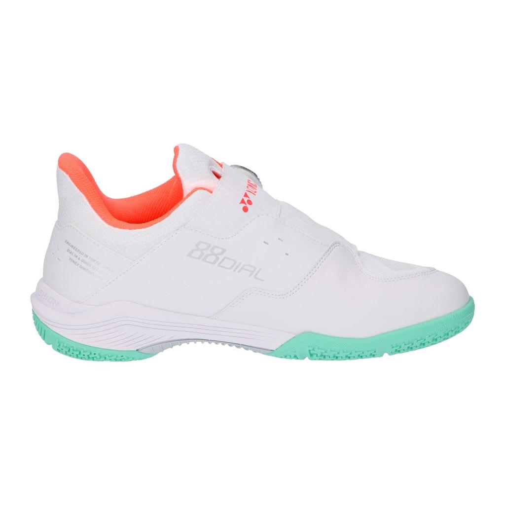 Yonex Power Cushion 88 Dial Wide Badminton White Size cm Shoes, (011), 27.0