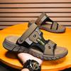 Sandals Men's Trend Summer New Soft-soled Non-slip Breathable Dual-purpose Beach Shoes Outdoor Versatile Casual Cool Slippers