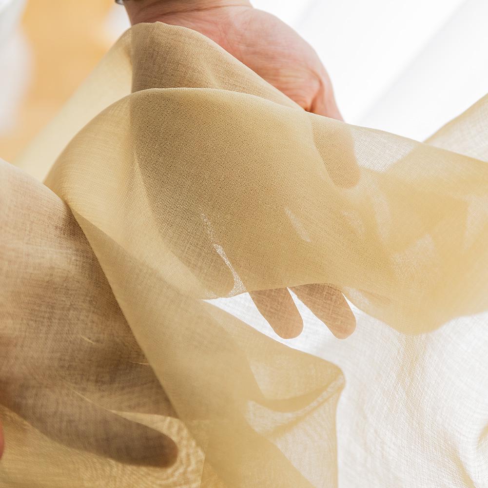 1PC NAPEARL Simple Elegant Tulle Sheer Curtain Solid Color Window Screening for Living Room Bedroom Home Decor