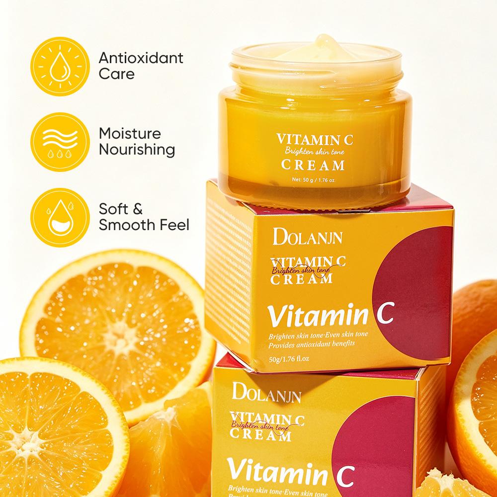 Vitamin C Gesichtscreme mit Niacinamid TXA Aufhellender Feuchtigkeitsspender Hautpflege